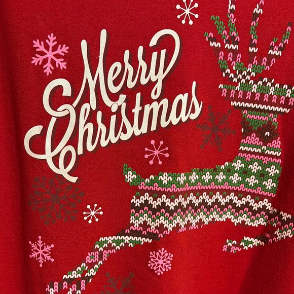 Merry Christmas Red Sweater - Picture 4 of 5